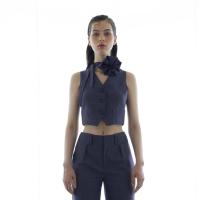 ราคา The SRT X10 Gentle Vest เสื้อกั๊ก คอวี กระดุมหน้า ผ้าลายทางแนวตั้ง มีกระเป๋าหน้า มีสายเข็มขัดด้านหลัง สีม่วงอ่อน สีม่วงเข้ม สีดำ (19874213657)