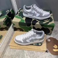 ราคา Bape Sta Dunk Ape Head รองเท้าสเก็ต Lightning Star สายไลท์นิ่งรองเท้าสเก็ตบอร์ดรองเท้าลำลองคู่ของผู้ชาย SK8 (17673117808)