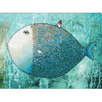 ราคา 5D Full Drilled Diy Diamond Painting Handmade Animal Fish Cross Stitch Resin Square Diamond Sets Diamond Embroidery (11643350403)