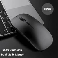 ราคา Wireless Mouse 2 4G Mouse เมาส์ไร้สาย เมาส์บลูทูธ Mouse Bluetooth เสียงปุ่มเงียบ เมาส์บลูทูธ แบบชาร์จไฟได้พร้อมไฟ RGB (20909667972)