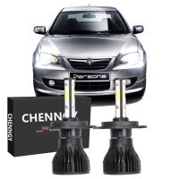 ราคา สำหรับ Proton Persona และ Gen2 2007 2016 2PC Bright 6000K สีขาวไฟฉายคาดศีรษะ LED ไฟหน้า H4หลอดไฟอุปกรณ์เสริม (8390109739)