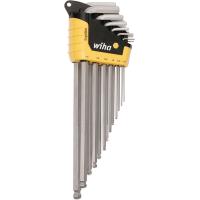 ราคา Wiha 66988 13 Piece ErgoStar Ball End Hex L Key Set Inch (17584835459)