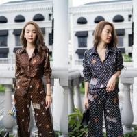 ราคา เซต 2 ชิ้น เสื้อเชิ้ต กางเกงขายาว พิมพ์ลาย VSHOP (15956411987)
