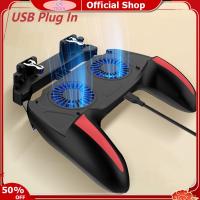 ราคา TEQIN IN stock H10 Dual Fan Cooler Gamepad Semiconductor Mobile Phone Radiator Game Controller Adjustable Speed Cooling Gamepad (20998603592)