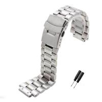 ราคา Hot male 24x16mm Lug End Stainless Steel Watchband for Casio G SHOCK GST B200 GST B200D Series Watches Men 39s Strap Silver Black Bracelet (14570550252)