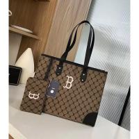 ราคา กระเป๋าถือกระเป๋าสะพายไหล่ความจุขนาดใหญ่ของผู้หญิงแฟชั่น MLB (20355009776)