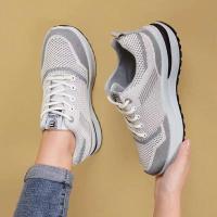 ราคา Fashion Living Women sneakers รองเท้าผ้าใบ รองเท้าแฟชั่น Baoji รองเท้าผ้าใบผู้หญิง รองเท้าผูกเชือก เสริมส้น 4 ซม ขายส่ง ราคา (20068491413)
