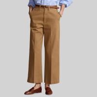 ราคา Sale Polo Ralph Lauren กางเกงผู้หญิง Pants Chino Wide Leg Pant รุ่น WMPOPNTNDL20053 สีน้ำตาล (20853861212)