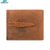 ราคา กระเป๋าสตางค์สองพับสั้นหนัง Pu ผู้ชายลายจระเข้แฟชั่นคลาสสิก Dompet Koin ความจุมาก (21032393295)