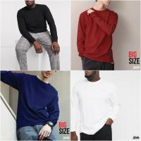 ราคา Just Say Bad เสื้อแขนยาว 3XL 4XL ไซส์ใหญ่ จั้มแขน สีกรม ดำ ขาว เลือดหมู รุ่น Classic Long เสื้อคนอ้วน BLB (8972401822)