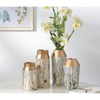 ราคา แจกันลายหินอ่อน แจกันหินอ่อน ที่สวยงาม ลายสวยหรู สร้างบรรยากาศในบ้าน นำเข้าจากต่างประเทศ ปากเหลี่ยม L (20905075003)