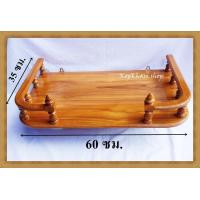 ราคา หิ้งพระ ขนาดยาว 60 ซม กว้าง 35 ซม หิ้งพระติดผนัง ชั้นวางหิ้งพระ หิ้งพระไม้สัก (315499956)