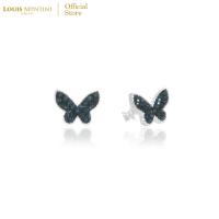 ราคา Louis Montini Jewelry Sterling Silver 925 Earrings ต่างหูเงินแท้ 92 5 ต่างหูผู้หญิง รูปผีเสื้อ LJER112 (20267578825)