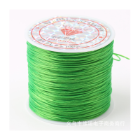 ราคา ด้ายยางยืด ด้ายยางยืดแบบแบน เอ็นยืดร้อยเครื่องประดับ DIY ด้ายสร้อยร้อยข้อมือ สร้อยคอ ด้ายยางยืดกว้าง 0 8 มม ยาว 6 ม ด้ายร้อยลูกปัด (18894043937)