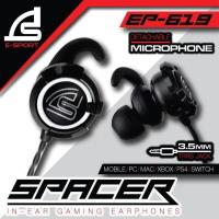ราคา หูฟัง SIGNO EP 619 Spacer In Ear Gaming Headphone สินค้าของแท้รับประกัน 2 ปี (12917358362)