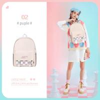 ราคา กระเป๋านักเรียนมีดีไซน์ตาข่ายกระเป๋าเป้สะพายหลังแบบมีลายญี่ปุ่นสำหรับนักเรียนม ปลาย Mr ace Homme Star (20671605305)