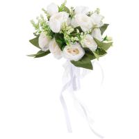 ราคา LZD VOSAREA ช่อดอกไม้เจ้าสาวถือช่อดอกไม้เจ้าสาว Cascading ช่อดอกไม้งานแต่งงานช่อกุหลาบเจ้าสาวช่อดอกไม้สำหรับงานแต่งงานดอกไม้แห้งดอกไม้ประดิษฐ์ดอกไม้เพื่อนเจ้าสาวสีขาว Cascade (21042495693)