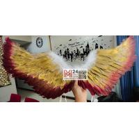 ราคา มีตัวเลือก 1 อัน 25x80 c m สีทอง ปีกขนนก ปีกนางฟ้าขนนก ปีกแองเจิล ปีกนางฟ้า ปีกนก ปีกเทวดา ปีกแฟนซี ปีก costume angel feather bird wing m24 shop (15576471910)