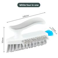 ราคา 4 In 1 Tile Cleaning Brush Corner Scrubber Brush Tool Tub Tile Scrubber Brush Floor Scrubber (20612277583)
