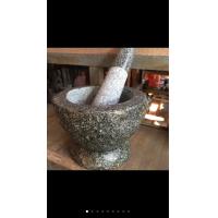 ราคา ครกหินอ่างศิลาแท้ขนา5 5 6 7นิ้วทรงโบราณ พร้อมสาก (11004423442)