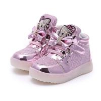 ราคา รองเท้ามีไฟกระพริบ รองเท้าผ้าใบสำหรับเด็กผู้หญิง รองเท้่าผ้าใบเด็กมีไฟกระพริบ (5946436122)