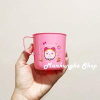 ราคา ขนาด 8 9 ออนซ์ แก้วน้ำ แก้วพลาสติก แก้วน้ำมีหู แก้วสำหรับเด็ก แก้วน้ำพลาสติก ลายการ์ตูน (14688080889)