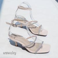 ราคา 25twentyfives Twinkle รองเท้าส้นสูงรัดข้อเท้า สูง2นิ้ว (21122703451)