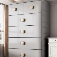 ราคา Oufeiai รุ่นใหม่ ตู้เสื้อผ้า ตู้ลิ้นชัก ตู้เก็บของ พร้อมล้อเลื่อนไม่มีกลิ่นปลอยภัย 3 4 5ชั้น (20721045223)