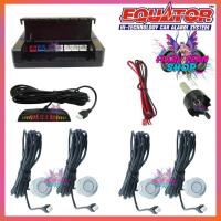 ราคา เซนเซอร์ถอยหลังติดรถยนต์ 4 จุด EQUATOR สีsliver เซ็นเซอร์ถอย แบบจอแสดงผล มีเสียงเตือนที่จอ Sensor มีเสียงเตือน สีsliver เซนเซอร์ถอยหลังติดรถยนต์ (9495178040)