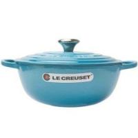 ราคา LE CREUSET ของแท้ กระทะเหล็กหล่อเคลือบสีดำ 26 ซม กระทะมัมมี่ทอด (20698948941)
