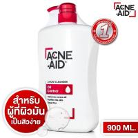 ราคา แพคใหม่ Acne aid gentle cleanser 900 ml สีฟ้า liquid cleanser สีแดง 900 ml แอคเน่ เอด acneaid acne aid (21122607330)