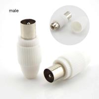 ราคา ANWELA Shop RF TV male to Male Female to Female Plug Jack angel socket cable Connector Converter for Antennas TV Aerial Coaxial Adapter (20306892457)