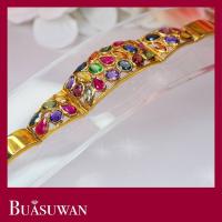 ราคา สร้อยข้อมือ พลอยแฟนซี ตัวเรือนทองคำแท้ 18K สร้อยข้อมือเน้น ให้พลอยมีความโดดเด่น สไตล์เรียบ หรู ที่สามารถสวมได้หลากหลายโอกาส (20758507828)