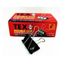 ราคา คลิป คลิปดำ คลิปหนีบกระดาษ TEX กล่องแดง เบอร์ 108 109 110 111 112 113 (1302446998)