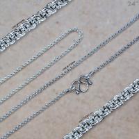 ราคา สร้อยคอเงินแท้ ลายห่วงคู่ 2 มม 24 นิ้ว YTG 9430 (17701445297)