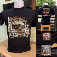ราคา hot Harley Davidson ผ้าบาง วินเทจ USA คอกลมผ้าฝ้ายS 5XL (21012628928)