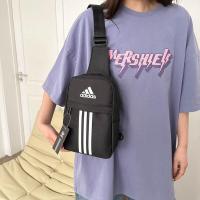 ราคา Adidasกระเป๋าสะพายผู้ชายและผู้หญิงกระเป๋ากีฬากระเป๋า Messenger อเนกประสงค์กระเป๋าคาดหน้าอก (18710423234)