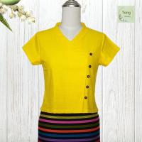 ราคา เสื้อผ้าไทย เสื้อผ้าฝ้าย เสื้อพื้นเมือง ผ้าไทย ชุดพื้นเมือง ผ้าฝ้าย เสื้อผ้าไทยผญ เสื้อใส่กับผ้าถุง เสื้อผ้าพื้นเมือง เสื้อพิกุล (19473187536)