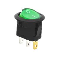 ราคา สวิตช์กลม เปิด ปิด พร้อมไฟ LED DC 12V 20A ขนาด 20 มม KCD1 5 101EN ON OFF Round Rocker Toggle Switch Push Button Sw (17175603614)