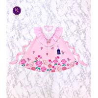 ราคา Rocket Cat Dress เดรสสั้นสีชมพูทรงปล่อย ปกหลายชั้น แต่งผ้าลูกไม้สีขาว มีเชือกผูกเอว ผ้าไหมญี่ปุ่นพิมพ์ลาย เบาใส่สบาย (21308030888)