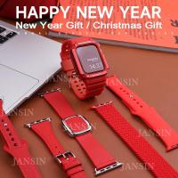 ราคา christmas สาย นาฬิกา apple watch band สายแอปเปิ้ลวอช ultra 2 49mm 41mm 45mm Ocean สายนาฬิกาข้อมือ bracelet iWatch Series 9 8 SE 7 6 5 4 3 2 1 44mm 40mm 42mm 38mm New Year gift (17178167873)