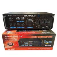ราคา SOUNDMILAN รุ่น AV 3327 ใหม่ล่าสุด 2400w P M P O สามารถเชื่อมต่อบลูทูธได้ เล่น MP3ผ่านช่องUSB SD CRAD และมีฟังก์ชั่น FM RADIO (18403694559)