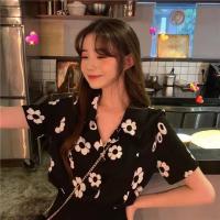 ราคา Myaistyle เสื้อเชิ้ตหญิง เสื้อเบลาส์ เสื้อ ผญ เสื้อ ผญแฟชั่น ลายดอกไม้ หลวม เกาหลี เสื้อไปทะเล 2022ใหม่ 032803 (13479051836)