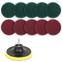 ราคา 11Pcs Power Scrubber Brush Set Polishing Pad for Drill Powered Brush Tile Scrubber Scouring Pads Cleaning Tool (9644485479)