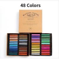 ราคา มารีภาพวาดดินสอสีพาสเทลนุ่ม12 24 36 48สีศิลปะการวาดภาพชุดชอล์กสีดินสอแปรงเครื่องเขียนอุปกรณ์ศิลปะ (15553245187)