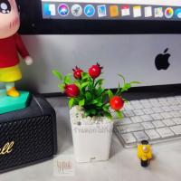 ราคา ต้นไม้ผลไม้มงคล ต้นไม้ปลอม 39 บาท 3 ต้น 100 บาท เสริมโต๊ะทำงาน ต้นส้ม ต้นแอปเปิ้ล ต้นทับทิม (14921489928)