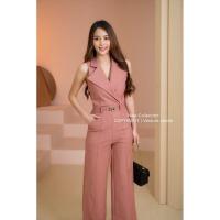 ราคา จั๊มสูทปกเชิ้ต ติดอะไหล่ตรงเอว ผ้า Topshop เก็บทรงสวย แถมส่งฟรี (19214824154)