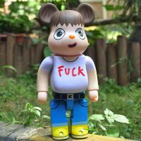 ราคา Bearbrick 400 28CM หมีความรุนแรง 积木熊 Flocking ไวนิล ตุ๊กตา ของตกแต่ง ของขวัญ (18049692898)