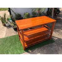 ราคา CPG ชั้นวางของไม้สัก 50x100สูง80CM โต๊ะวางทีวี โต๊ะวางทีวีไม้สัก ชั้นวาง3ชั้นไม้สักทอง ชั้นวางเอนกประสงค์ สีสักน้ำตาลส้มเคลือบเงา K 132 (9129116236)