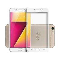 ราคา กระจกนิรภัย กันรอย กาวเต็มแผ่น เต็มจอ เก็บขอบ 5D Vivo V5 V5S สีขาว (398071696)